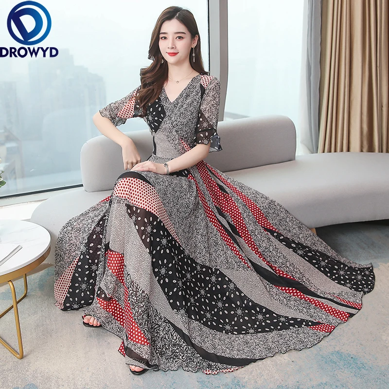 Full Sleeve Ethnic Wear Designer Digital Printed Gowns, Age Group : Adult,  Size : XL, XXL at Rs 1,100 / Piece in Surat