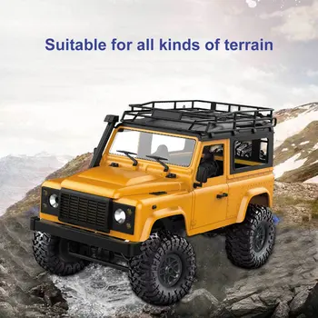 

1:12 MN-90 RC Crawler Car 2.4G 4WD Remote Control Big Foot Off-road Crawler Military Vehicle Model RTR Remote Control Truck Toys