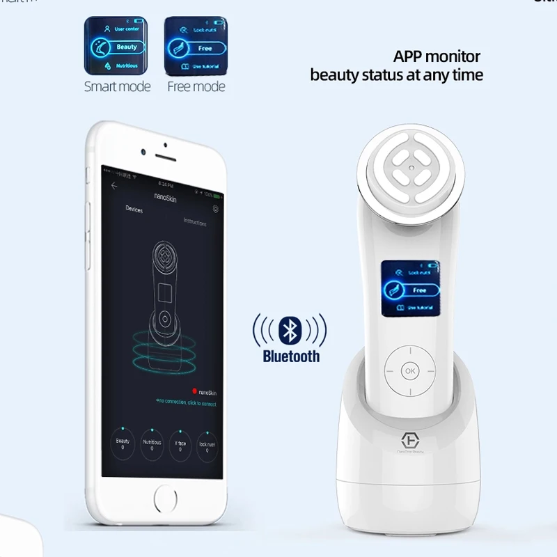 RF радиочастотная лицевая затягивая машину EMS подъема Красота Корпус устройства
