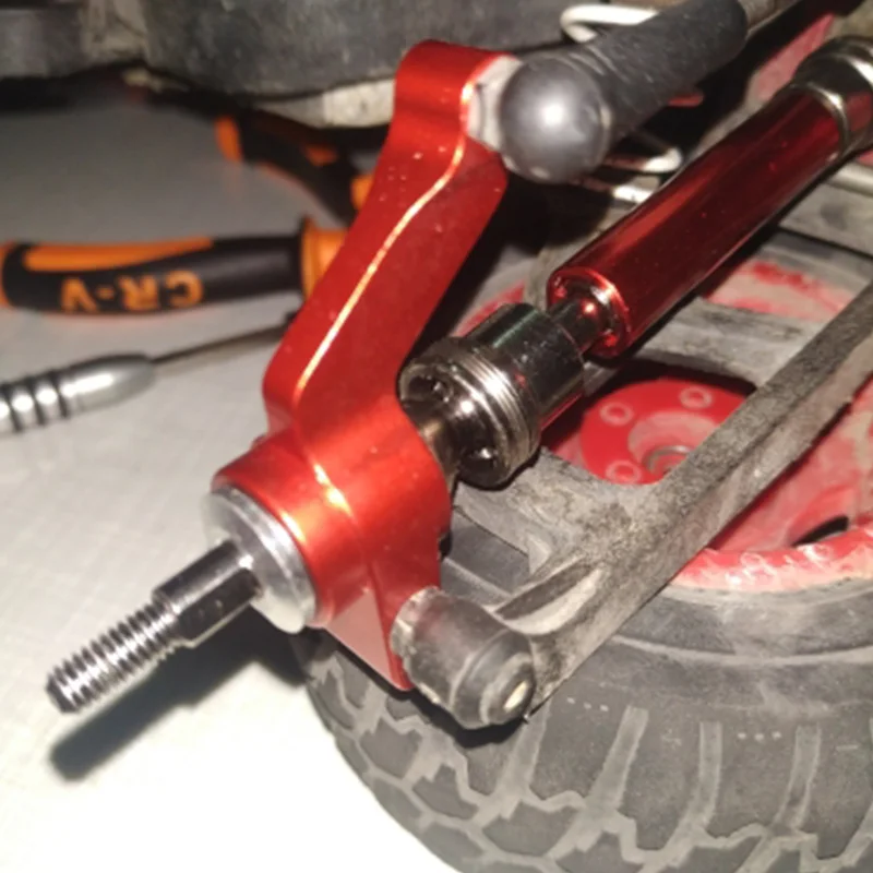 

Hot for 1/10 Traxxas Slash 4X4 Aluminum Left amd Right Steering Blocks Part 6837X C-Hubs 6832X Axle Carriers Caster Blocks 1952X