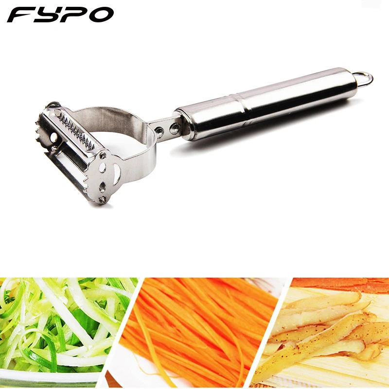 2 in1 из нержавеющей стали терке картофель Овощечистка Slicer Кухня Аксессуары овощи