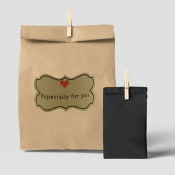 

250pcs/roll Especially for You Stickers Kraft Seal Labels Handmade Scrapbooking