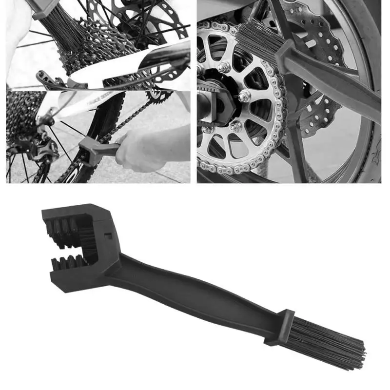 Universal Motorcycle Bicycle Gear Chain Maintenance Clean Dirt Brush