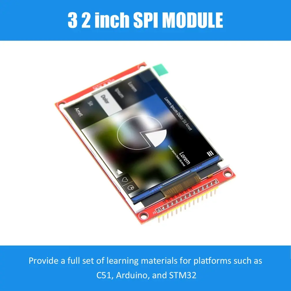 3,2 дюймов 320*240 SPI серийный TFT ЖК-модуль дисплей экран оптическая Сенсорная панель Драйвер IC ILI9341 для MCU