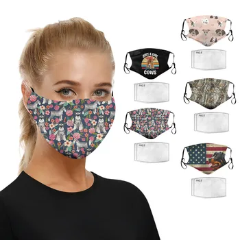 

Mascarilla Mouth Masks For Face Masks Washable Earloop Mask 2pcs Pm2.5 Activated Carbon Filter Mouth Caps Washable