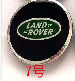 4pcs 62mm 63mm green Wheel Center Hub Caps Cover Emblem logo For Land Rover RANGE ROVER LR2 LR3 LR4 RANGE LAND ROVER Sport colour 7