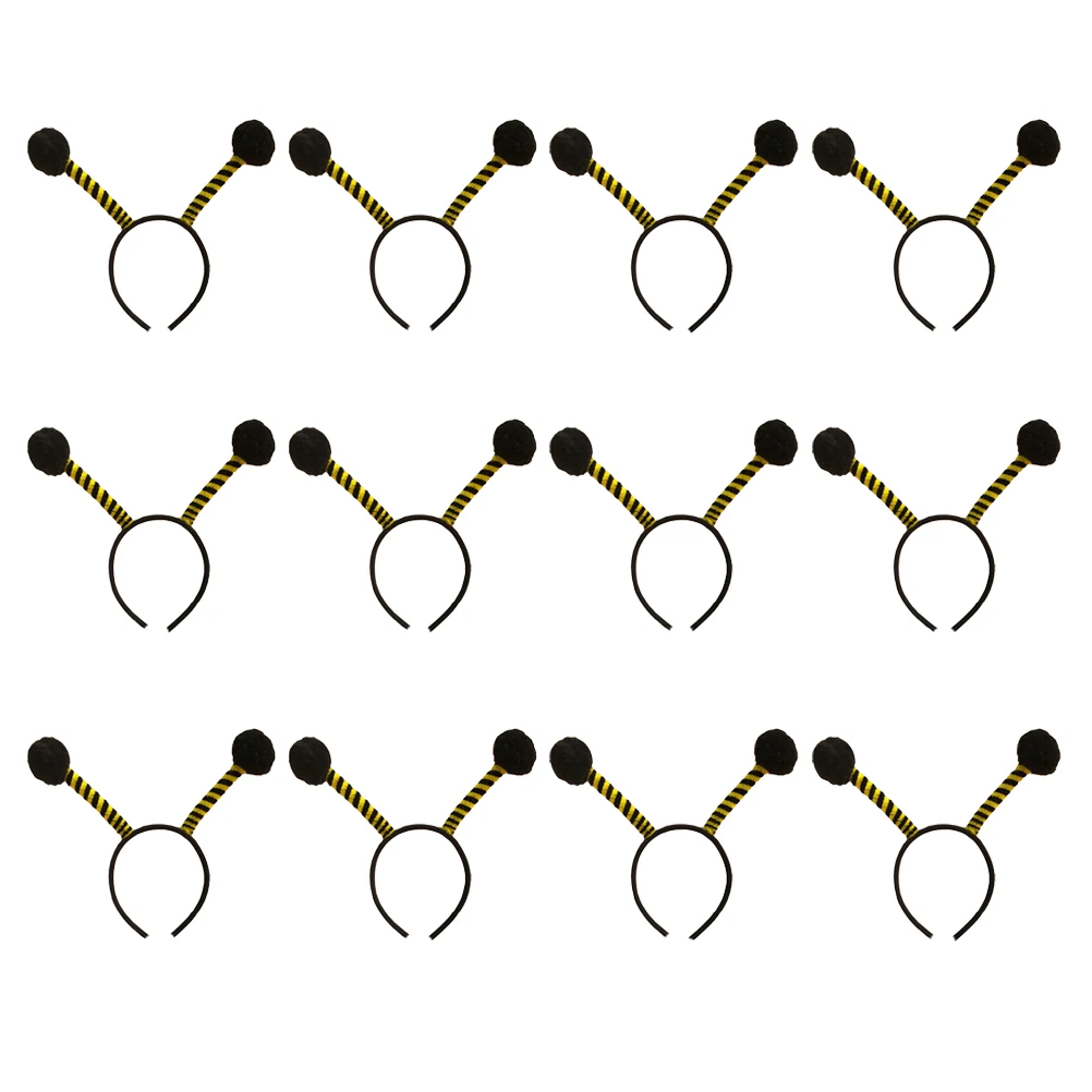 12 шт. Bee Hair B вся повязка на голову Bee Hair band аксессуар к костюму для вечеринки Косплей повязки для волос животных мяч украшения для волос - Цвет: B