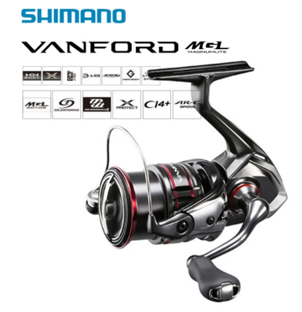 Катушка спиннинга SHIMANO VANFORD MGL Rotor CI4 + с длинным ходом бесшумным приводом