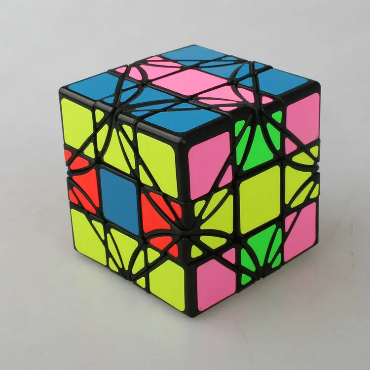 

[Super Corner Three Layer Rubik's Cube Black And White with Pattern] Funs Lim Cube Black Background Corner 3-Order