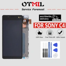 5.5» High Quality For SONY Xperia C4 E5303 E5306 E5333 Module Monitor LCD Display Touch Screen with Frame Digitizer Replacement