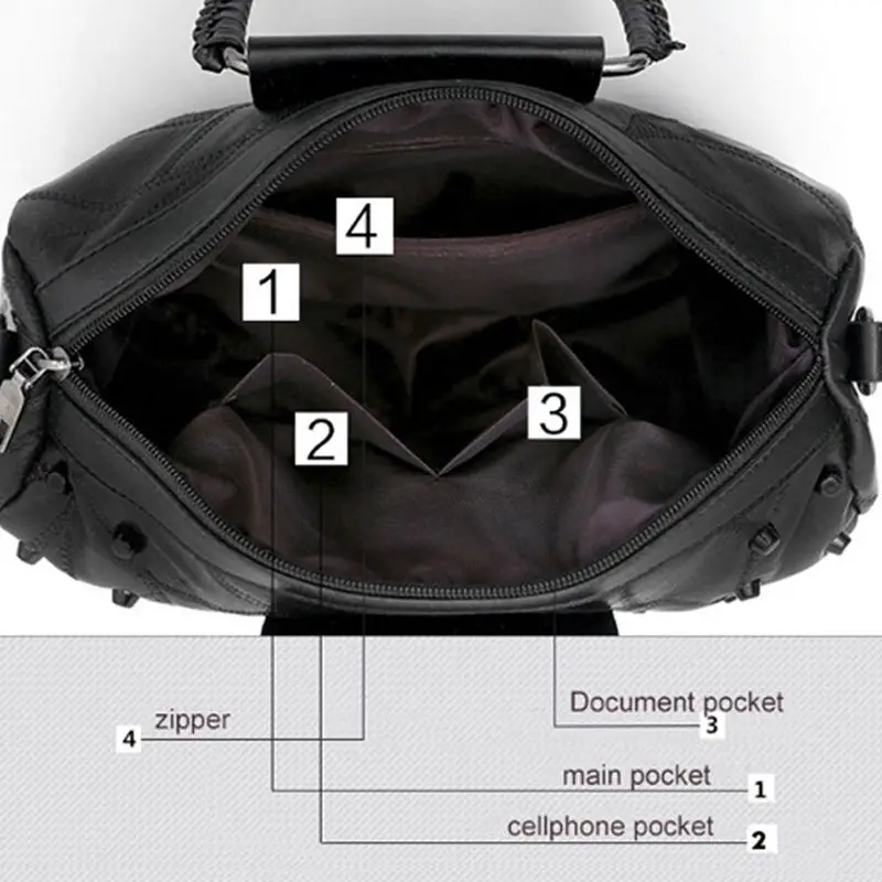 Женские сумки кошельки сумки с верхней ручкой, Black1