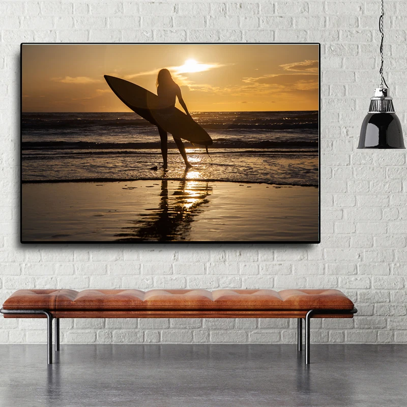 

Canvas Posters Prints Extreme Sports Surfing Windsurfing Wall Art Painting Decorative Picture Modern Living Room Home Decoration