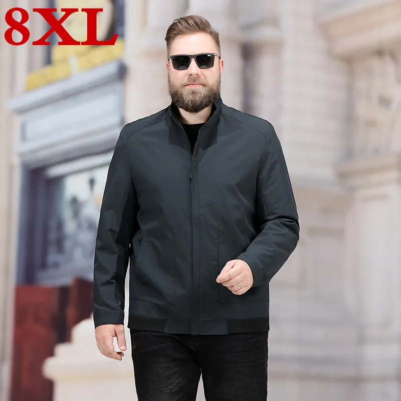 Новинка 2020 приблизительные размеры 6xl 7xl 8xl мужские демисезонные куртки и пальто