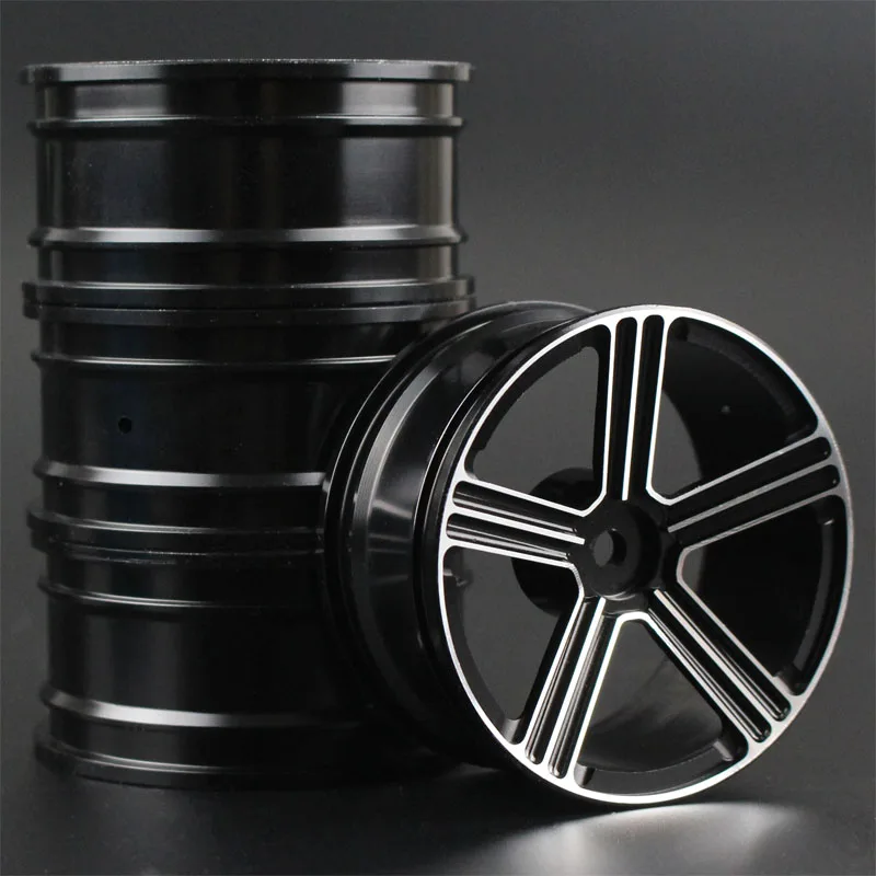 4 шт. 1 комплект алюминиевый сплав металл Whee Rim Fit HPI HSP RC модель 1:10 на дороге гоночный автомобиль для HSP94123/94122/94103 D4/D3/CS - Цвет: Лаванда