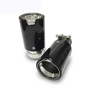 

Exhaust Muffler Silencer Pipe Tip For BMW Universal M Carbon Fiber ( Only 1 PC)