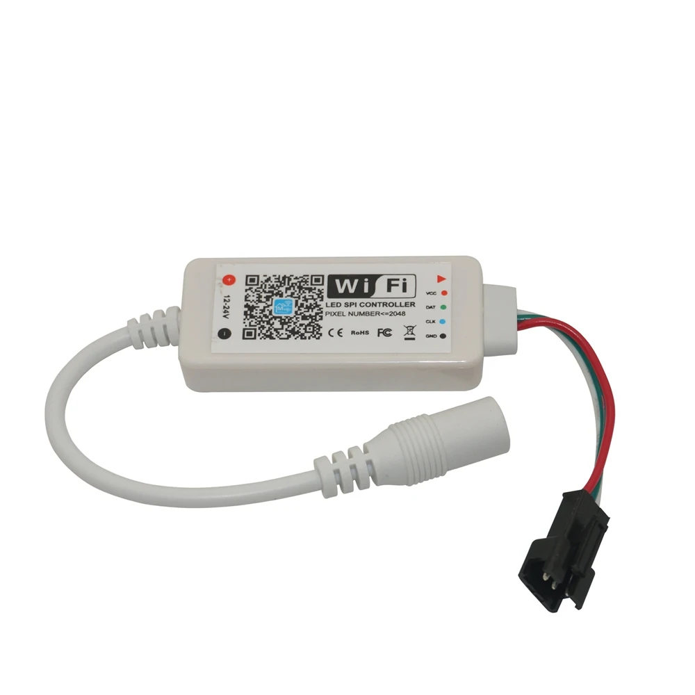 

DC12V-24V mini SPI WIFI controller magic home full color pixel led controller for WS2811 LED Strip Light Tape