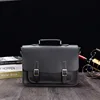 Business office Men Briefcase Designer Brand Leather Tote male Large capacity Laptop Shoulder bags women Vintage Travel Handbag ► Photo 3/6