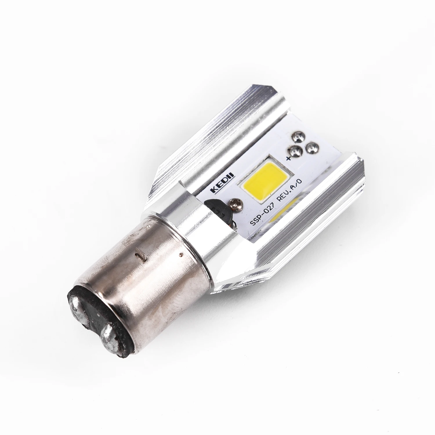 1 шт. H6 BA20D 6~ 80V 12W Белый 6500K светодиодный фонарь для мотоцикла и велосипеда Hi/Lo