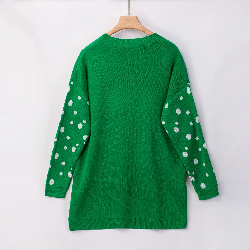 Новинка, свитер для беременных женщин, осенняя и зимняя одежда, Свободный пуловер, вязаный Рождественский свитер для беременных