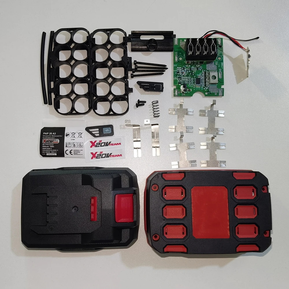Lidl Parkside X20V-Team Ikea Skadis 20V Battery Holder By Fr3D Download