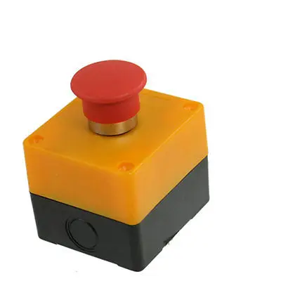 

Normally Closed Momentary Red Mushroom AC 240V 3A Push Button Switch
