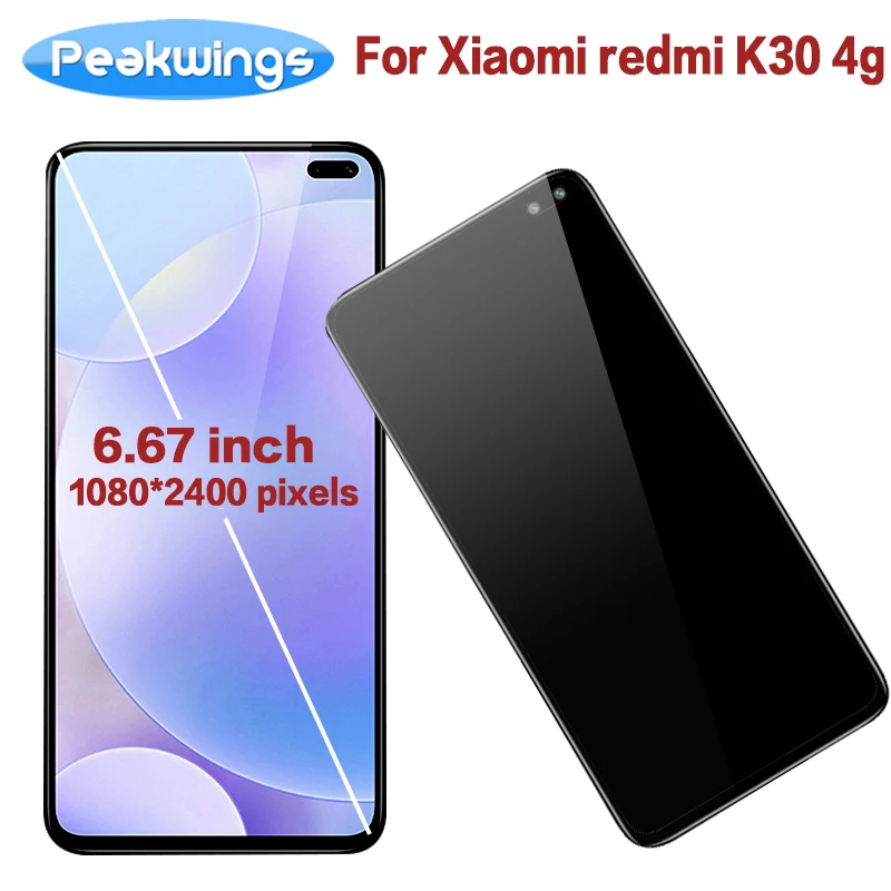 100% протестированный 6 67 &quotЖК-дисплей для Xiaomi RedmI K30 4G ЖК-дисплей сенсорный экран