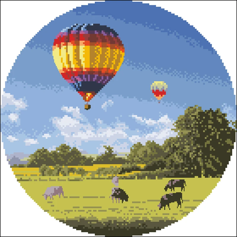 E hot air balloon 热气球