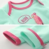 Baby Girl Rompers Cartoon Printing 3Pcs/Set 2022 Winter Cotton Bodysuit Casual Toddler Boys Clothes Unisex Newborn Onesies 0-12M ► Photo 3/6