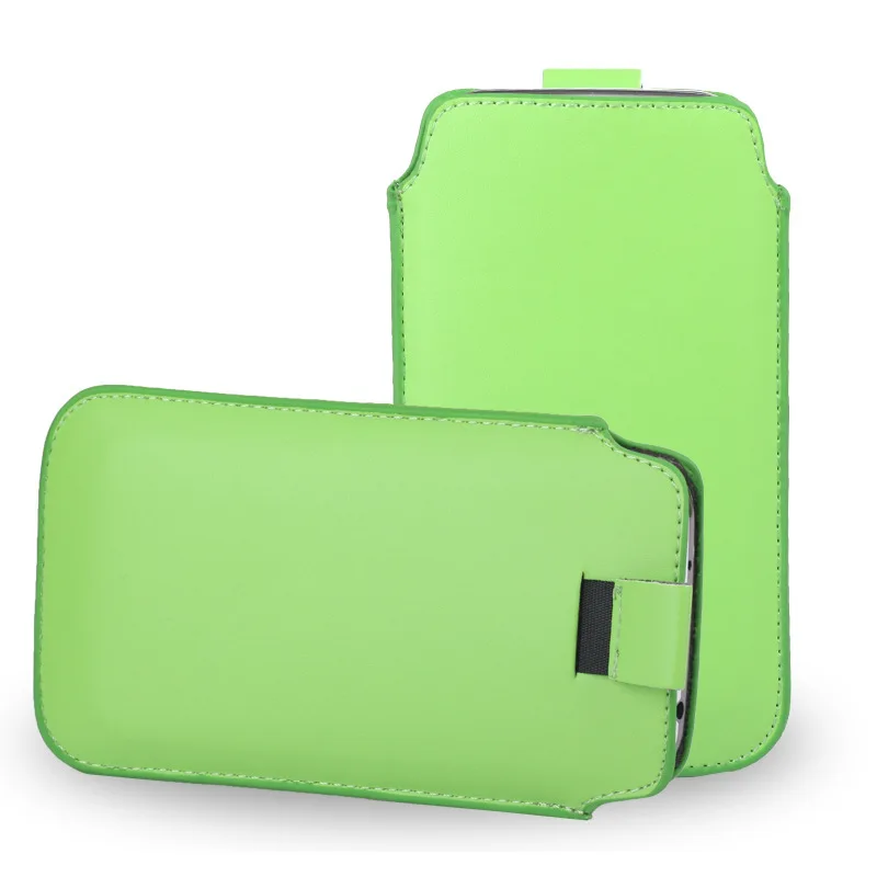 TOKOHANSUN универсальный чехол для телефона Philips Xenium E570 S257 из искусственной кожи чехол s - Цвет: Зеленый