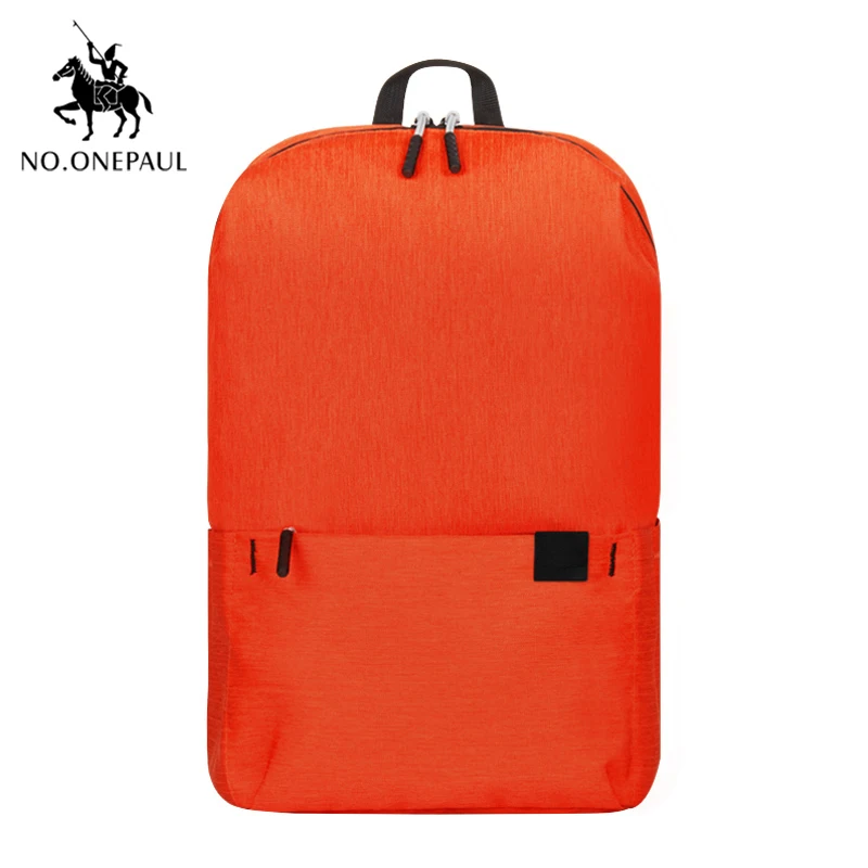 NO.ONEPAUL женские рюкзаки для путешествий рюкзак для ноутбука известный бренд школьный Повседневный mochila женский мини рюкзак - Цвет: PCKG Orange