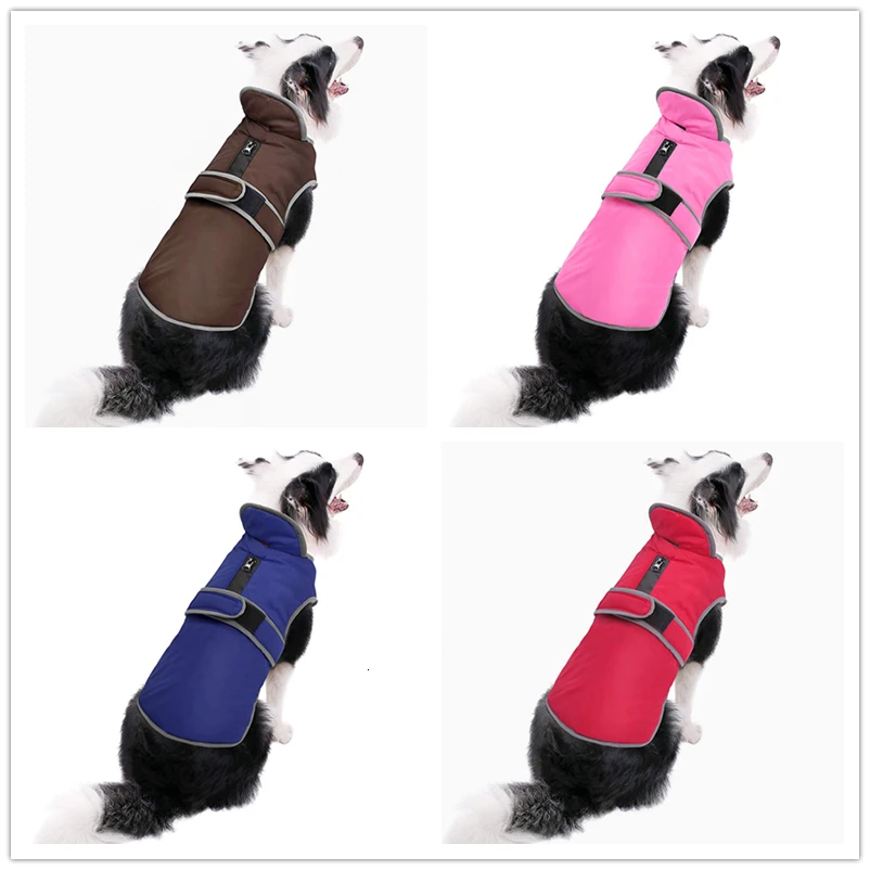 Benepaw теплая куртка для собак, для маленьких, средних и больших собак, водонепроницаемая Светоотражающая Одежда для питомцев, зимняя флисовая одежда для щенков, ветрозащитная