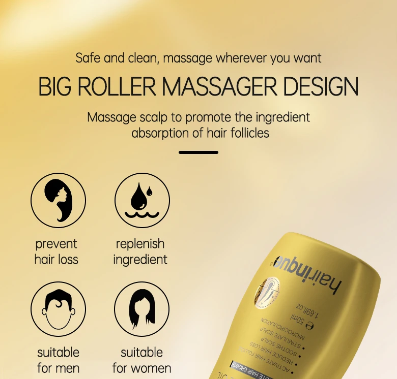 Hairinque Vitamin B7 Hair Growth Oil Prevent Hair Loss Serum Scalp