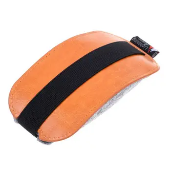 

PU Leather Felt Mouse Pouch Case Dust Cover Mice Storage Bag for Magic Mouse 2 77HA