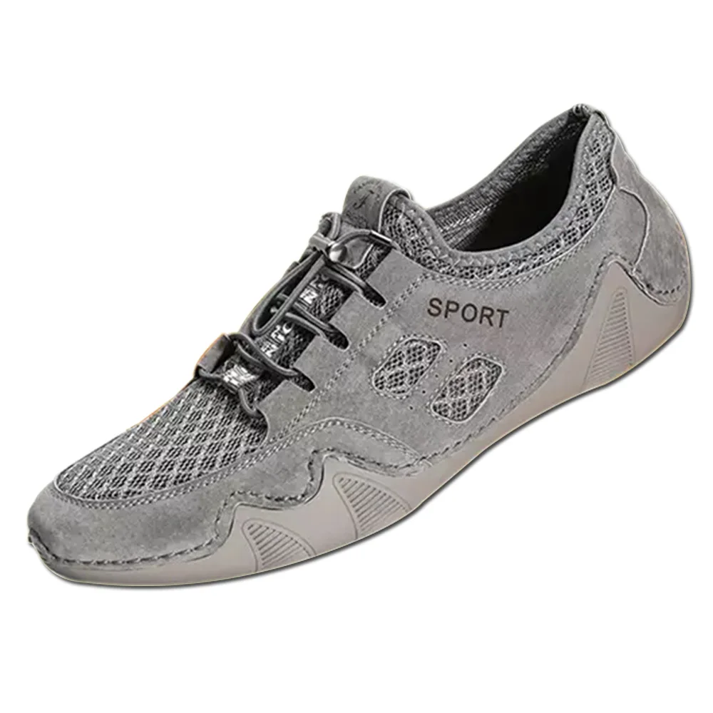 

Men's Breathable Fashion Leisure Shoes Massage Airbag Wear-Resistant Flexible Spring Autumn Flats Male Loafer Shoes
