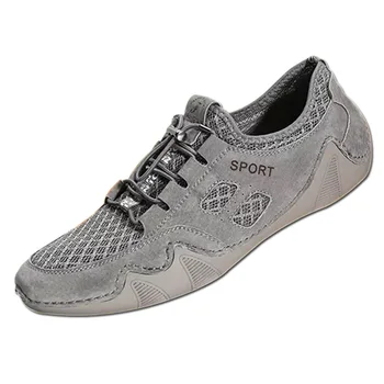 

Men's Breathable Fashion Leisure Shoes Massage Airbag Wear-Resistant Flexible Spring Autumn Flats Male Loafer Shoes
