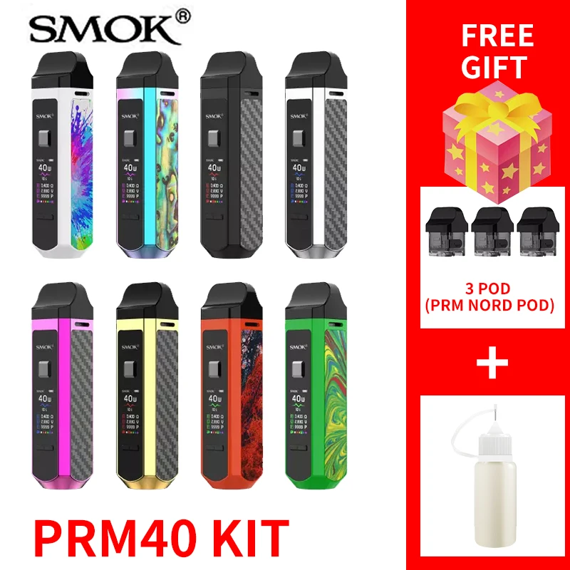 Вейп SMOK RPM40 Kit Vaporizador RPM POD подходит для электронной сигареты Nord Coil электронная