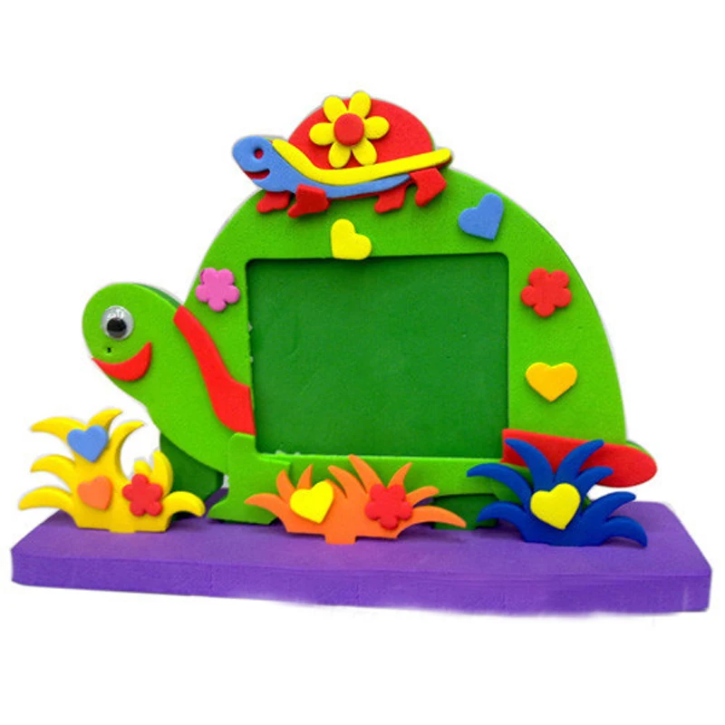 1set-Cartoon-Animals-Elephant-Self-Adhesive-Children-Kids-DIY-EVA-Family-Photo-Frame-3d-Assembling-Puzzles (5)