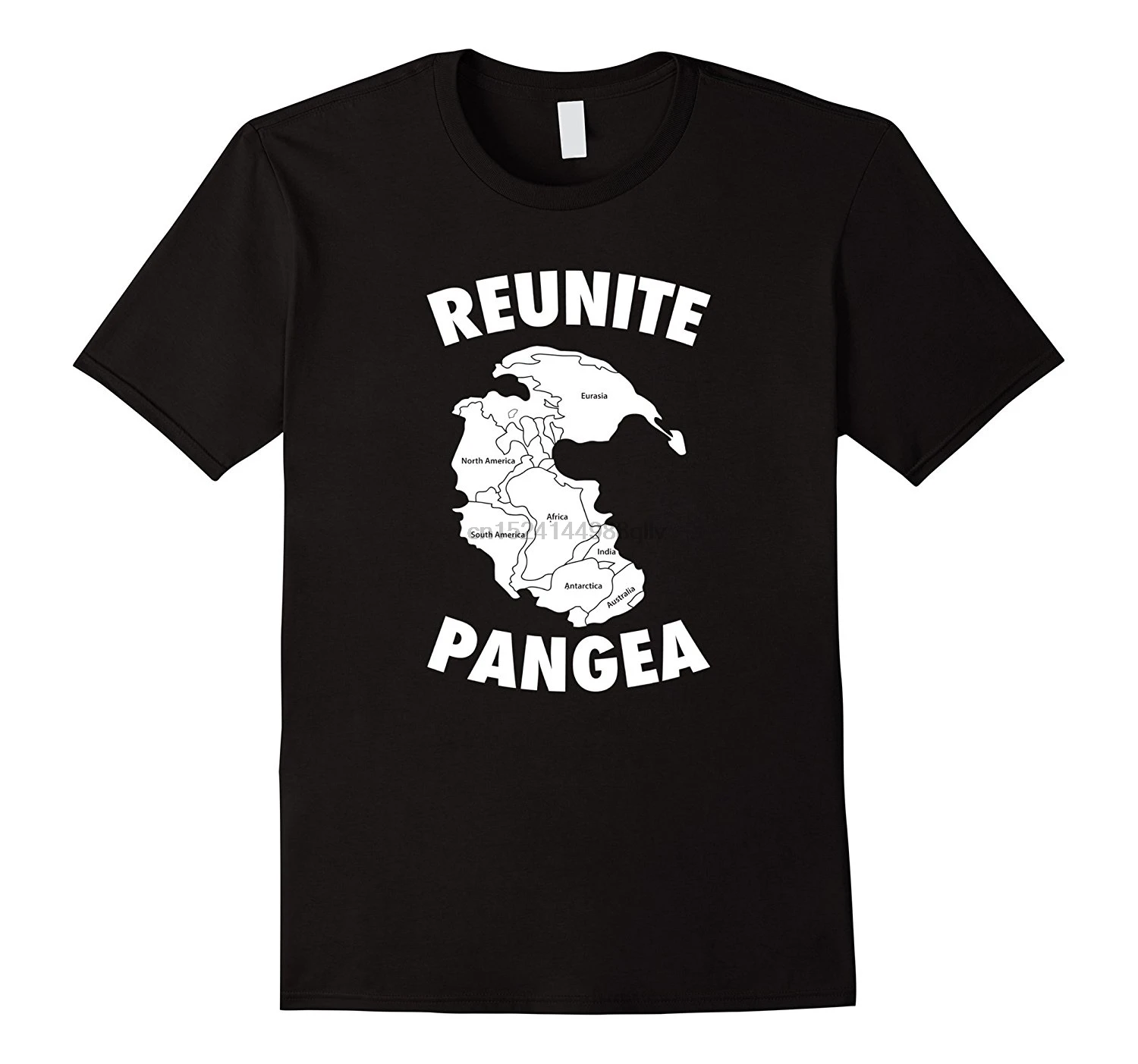 

Reunite Pangea Funny Geology T Shirt For Geologist Classic Cotton Men Round Collar Short Sleeve Top Tee Fashion Design Free