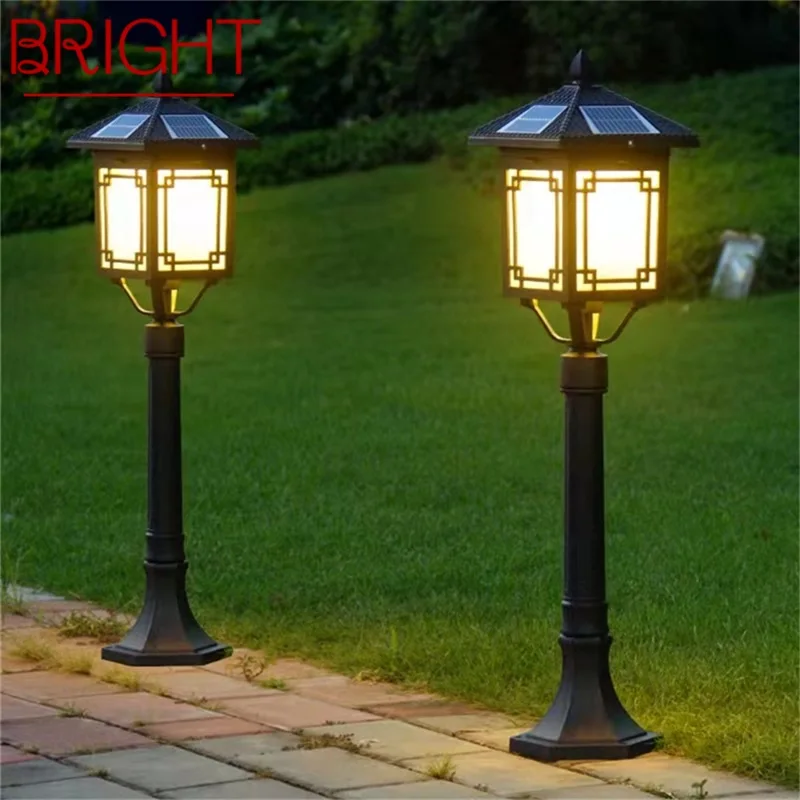 

BRIGHT Classical Outdoor Lawn Lamp Light LED Waterproof Electric Home for Villa Path Garden Decoration