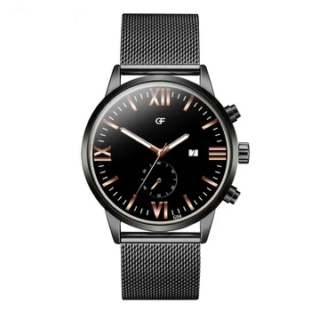 

часы мужские High-End Simple Calendar Men's Watch Quartz Stainless Steel Watch relogio masculino часы женские montre femme