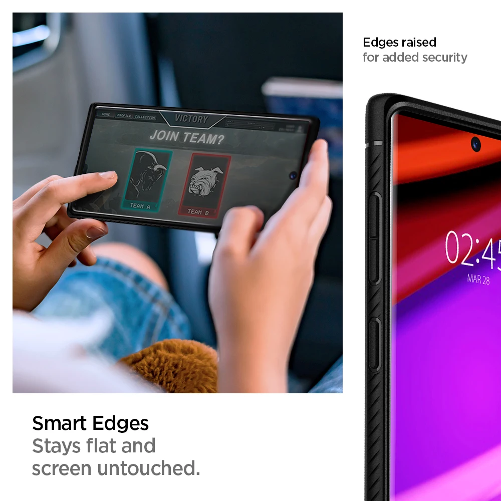 Прочный защитный чехол Spigen для samsung Galaxy Note 10 Plus/Note 10 матовый черный гибкий ТПУ Противоскользящий ударопрочный чехол