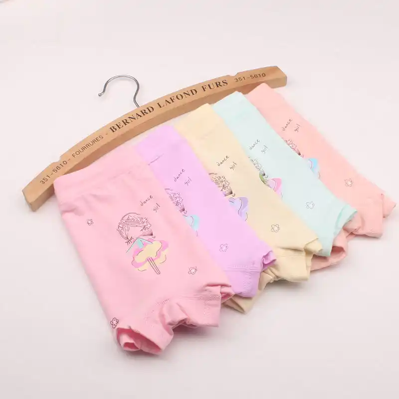 子供の下着 ビッグ少年ボクサーパンツ オーガニックコットン印刷 増加女子下着 女の子学生下着 女性のパンティー Aliexpress