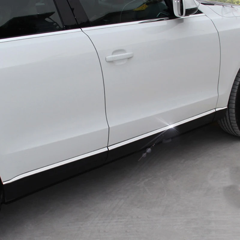 Карманго для Audi Q5 B8 B9 2012- автомобильный Стайлинг двери ворота боковой корпус накладка рамка наклейка хром внешние аксессуары