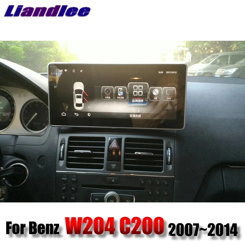 Автомобильный мультимедийный плеер Liandlee NAVI адаптер для Mercedes Benz MB C W204 C200 Class 2007 ~ 2014