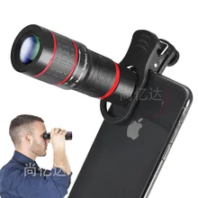 20X зум телеобъектив 4K HD монокуляр телескоп Телефон объектив камеры для iPhone Xs XR samsung универсальный зажим телефон объектив камеры