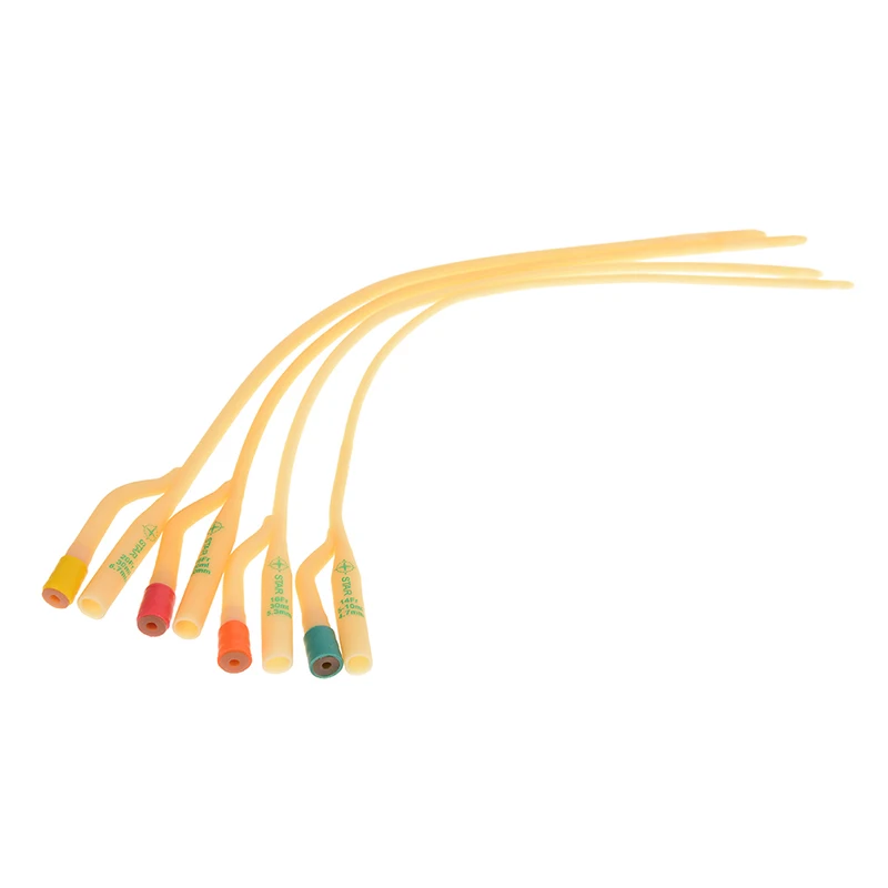 Disposable Urethral Dilators Catheters Sounds Double Hole Male Masturbator Urethral Stretching Penis Plug Sex Toys For Men 4Size