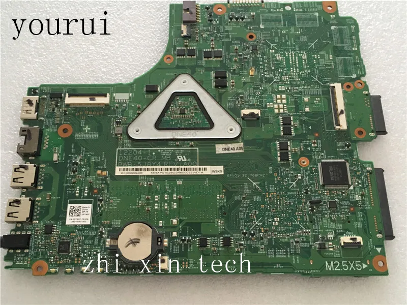 Yourui CN-0PTNPF 0PTNPF для Dell inspires 3421 5421 материнская плата для ноутбука с 1017u cpu 12204-1 PWB 5J8Y4 REV A00 тест ОК