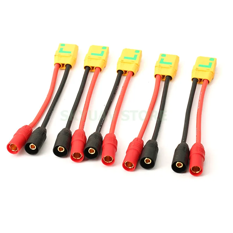 5 шт. Amass XT90 XT90S поворот AS150 женский AS150 Мужской Пуля Разъем для RC DIY FPV Квадрокоптер бесщеточный двигатель - Color: XT90 AS150Male Femal