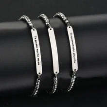 Испанский Титановый шар эластичный браслет изогнутый нержавеющая сталь День матери DIY ювелирные изделия