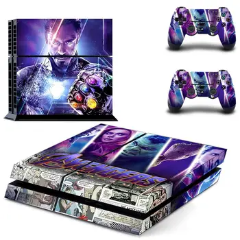 

Avengers Endgame Full Cover Faceplates PS4 Skin Sticker Decal For PlayStation 4 Console & Controllers PS4 Skin Sticker Vinyl